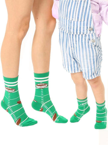 Living Royal Socks Me & Mini Me Quarterback MVP Football Sock Set *